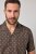 JP1880 Boxy Cuba Short Sleeve Shirt Brown - Ризи - мъжки ризи големи размери