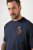 JP1880 846657 Тениска bellyfit с емблеми Тъмносиньо TALL - TALL T-shirts - Тениски за високи мъже