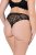 Ulla Popken 848522 Прашки с дантела 3 бр. Черно - Бикини - 