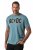 JP1880 849790 AC/DC Classic Logo Тениска Тюркоазено синьо - Тениски на групи - Бенд тениски в големи размери