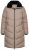 Ulla Popken 850041 Ватирано палто Таупе - Палта - Дамски палта в големи размери