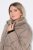Ulla Popken 850041 Ватирано палто Таупе - Палта - Дамски палта в големи размери