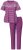 Ulla Popken 850403 Пижама на цветя Виолетово - Пижами - 