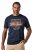 JP1880 850980 Тениска с щампа във винтидж стил Тъмносиньо TALL - TALL T-shirts - Тениски за високи мъже