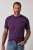 JP1880 850985 Тениска с щампа на гърдите Тъмнолилаво TALL - TALL T-shirts - Тениски за високи мъже