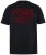 JP1880 851002 Тениска с щампа на гърдите Черно TALL - TALL T-shirts - Тениски за високи мъже