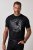 JP1880 851008 Тениска с щампа на гърдите Черно TALL - TALL T-shirts - Тениски за високи мъже