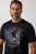 JP1880 851008 Тениска с щампа на гърдите Черно TALL - TALL T-shirts - Тениски за високи мъже