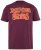 JP1880 851910 Rolling Stones Vintage Logo Тениска Патладжан - Тениски на групи - Бенд тениски в големи размери