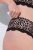 Ulla Popken 853106 Прашки с животински принт Черно - Бикини - 