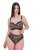 Ulla Popken 853106 Прашки с животински принт Черно - Бикини - 