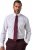 JP1880 853822 На точки копринена вратовръзка extra дълъг Виненочервен - Вратовръзки и папийонки - 