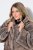 Ulla Popken 854617 Яке от изкуствен косъм Бежово - Якета - Дамски якета голям размер