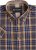 Kam Jeans 6282 Casual SS Check Shirt Navy - Ризи - мъжки ризи големи размери