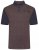 Kam Jeans 5490 Jersey Weave Contrast Polo Navy - Поло тениски - мъжки тениски с яка големи размери