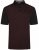 Kam Jeans 5490 Jersey Weave Contrast Polo Black - Поло тениски - мъжки тениски с яка големи размери