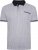 Kam Jeans 5487 Dobby Print Pique Polo White - Поло тениски - мъжки тениски с яка големи размери