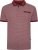  Kam Jeans 5488 Dobby Print Pique Polo Wine - Поло тениски - мъжки тениски с яка големи размери
