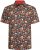 Kam Jeans 6040 Floral Skull Print Shirt Black - Ризи - мъжки ризи големи размери