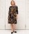Scandinavian Caramel Flower Petals Dress Lavender and Orange - ДАМСКИ ДРЕХИ 40-66 - 