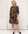 Scandinavian Caramel Flower Petals Dress Lavender and Orange - ДАМСКИ ДРЕХИ 40-66 - 