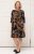 Scandinavian Caramel Flower Petals Dress Lavender and Orange - ДАМСКИ ДРЕХИ 40-66 - 