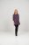 Scandinavian Caramel Flower Petals Tunic Purple - Тениски - 