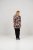 Scandinavian Caramel Flower Petals Tunic Brown - Печатни тениски за жени - 