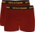 Motley Denim Amsterdam Boxershorts Red 2-pack - Бельо & Бански шорти - Мъжко бельо големи размери