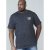 D555 Chalmer Couture Space Dye T-shirt Black - Тениски - мъжки тениски големи размери