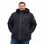 D555 Fretwell Padded Softshell Jacket with Detachable Hood Black - Якета - мъжки якета големи размери
