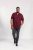 D555 Grant Polo Shirt Maroon - Поло тениски - мъжки тениски с яка големи размери