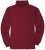Adamo Fabio Comfort fit Turtleneck Long sleeve T-shirt Burgundy - Тениски - мъжки тениски големи размери