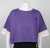 Nora Mikken AGNES Crop Top Purple - Тениски - 