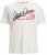 Jack & Jones Elogo T-Shirt White - Тениски - мъжки тениски големи размери