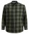 Jack & Jones Gingham L/S Shirt Dusty Olive - Ризи - мъжки ризи големи размери