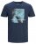 Jack & Jones Jump T-shirt Navy - Тениски - мъжки тениски големи размери