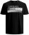 Jack & Jones Booster T-shirt Black - Тениски - мъжки тениски големи размери