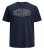 Jack & Jones Preston Crew Neck T-Shirt Navy - Тениски - мъжки тениски големи размери