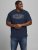 Jack & Jones Preston Crew Neck T-Shirt Navy - Тениски - мъжки тениски големи размери