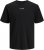 Jack & Jones JCOEDITION BERLIN T-Shirt Black - Тениски - мъжки тениски големи размери
