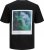 Jack & Jones JCOEDITION BERLIN T-Shirt Black - Тениски - мъжки тениски големи размери