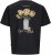 Jack & Jones Lington Back And Front Print Crew Neck T-Shirt Black - Тениски - мъжки тениски големи размери