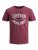 Jack & Jones JJELOGO TEE Hawthorn Rose - Тениски - мъжки тениски големи размери