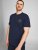 Jack & Jones JJESHARK TEE Navy - Тениски - мъжки тениски големи размери