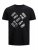 Jack & Jones JCOSTREET TEE Black - Тениски - мъжки тениски големи размери