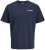 Jack & Jones Yuki Back Print Crew Neck T-Shirt Sky Captain - Тениски - мъжки тениски големи размери