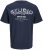Jack & Jones Yuki Back Print Crew Neck T-Shirt Sky Captain - Тениски - мъжки тениски големи размери