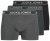 Jack & Jones Black Friday Trunks 3-Pack Grey Black - Бельо & Бански шорти - Мъжко бельо големи размери