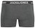 Jack & Jones Black Friday Trunks 3-Pack Grey Black - Бельо & Бански шорти - Мъжко бельо големи размери